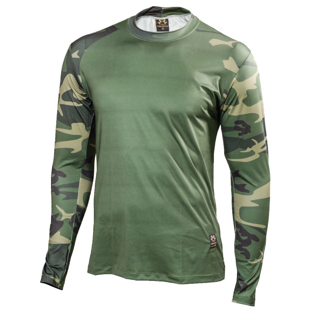 Camiseta Manga Longa Camuflada